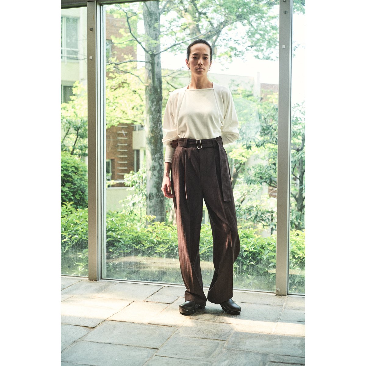 Jonnlynx ジョンリンクスzebra jacquard pants Jonnlynx ジョンリンクスzebra jacquard pants