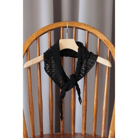 Ernie palo "Open Work Knit Scarf"