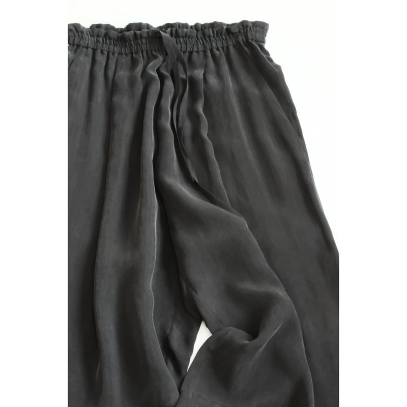 pelleq ペレック BLACK EASY TROUSER pelleq / black easy trousers (black) | JUQUI Online