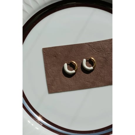 R.ALAGAN "DIPPED TINY ALL ROUNDHOOPS" WHITE