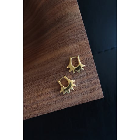R.ALAGAN "TINY SUN HOOPS"GOLD