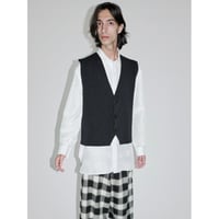 Cristaseya "WASHI PAPER BUTTON DOWN