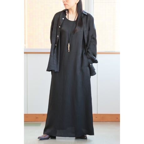Cristaseya "ROUND NECK LONG DRESS"