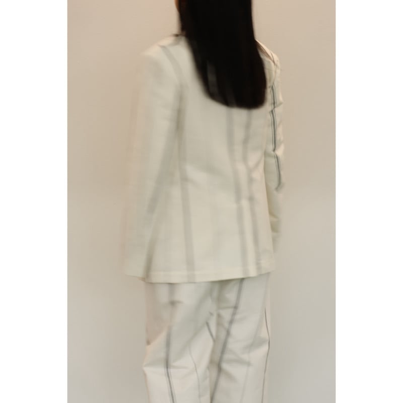 新品タグ付き　SEEALL \"classic no collar jacket\" SEEALL】クラシックノーカラージャケット ブラック | 日本製