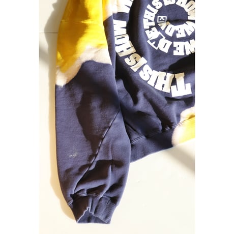 NOMARHYTHUM TEXTILE "Hand Dye Twist Sweat-Print"