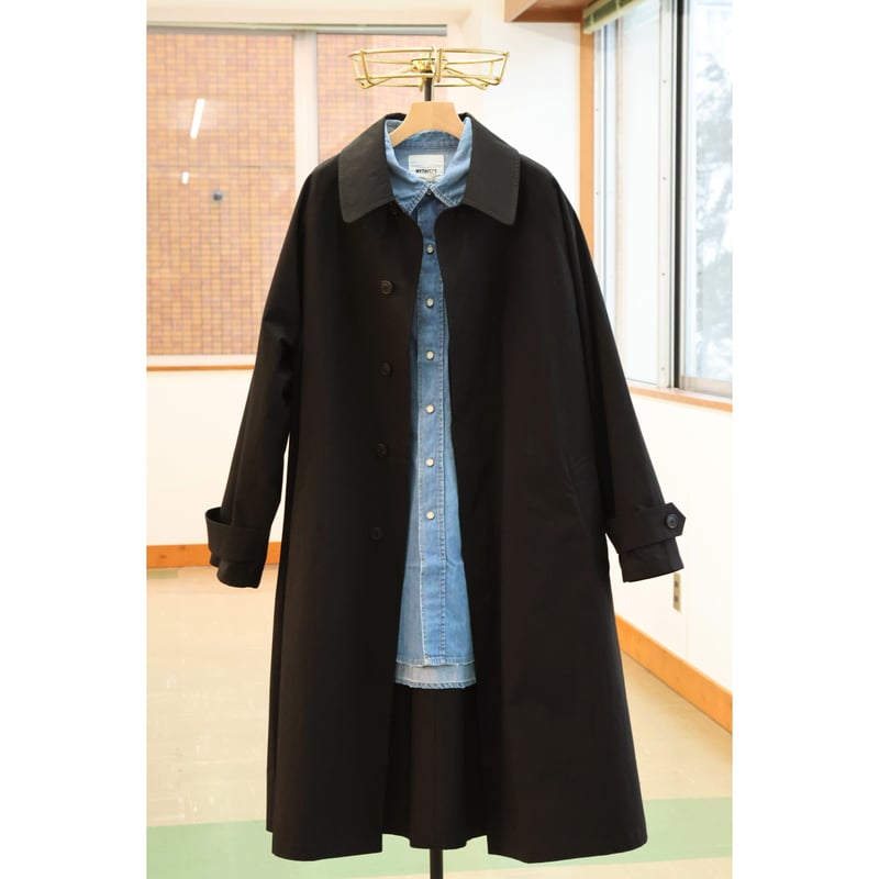 【Cristaseya】 OVERSIZED TRENCH size:M Cristaseya Oversized Trench Coat Cotton Linen Dark Olive