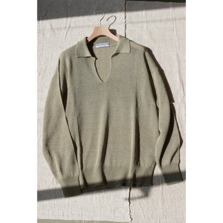 Cristaseya "WASHI PAPER POLO SWEATER"
