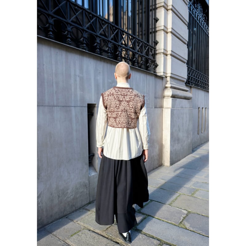 cristaseya cropped gilet クリスタセヤ BIOTOP(ビオトープ) / WOMENS【Cristaseya】CROPPED GILET