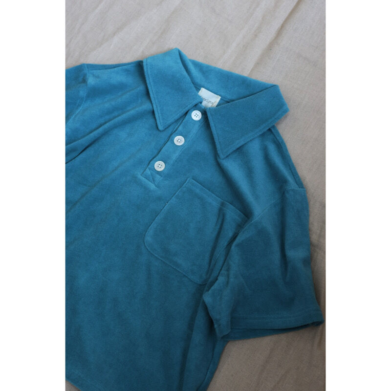 ジョンリンクス　pile shirts\"GREEN ジョンリンクスpile shirts