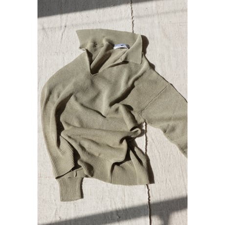 Cristaseya "WASHI PAPER POLO SWEATER"