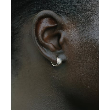 Sapir Bachar "HELIX HOOPS"silver