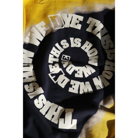 NOMARHYTHUM TEXTILE "Hand Dye Twist Sweat-Print"
