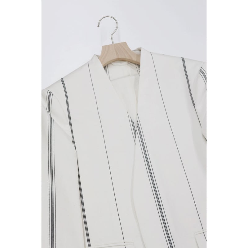新品タグ付き　SEEALL \"classic no collar jacket\" SEEALL (シーオール) [ NO COLLAR JACKET ] ノーカラー