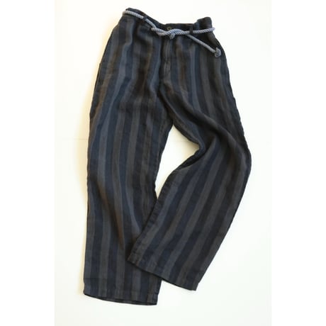 MYTHINKS "MY LINEN STRIPE TROUSER"