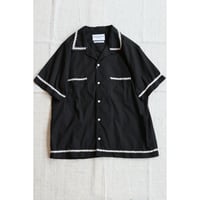 NOMARHYTHM TEXTILE "TRIM EMBROIDERY OPEN COLLAR SHIRT"
