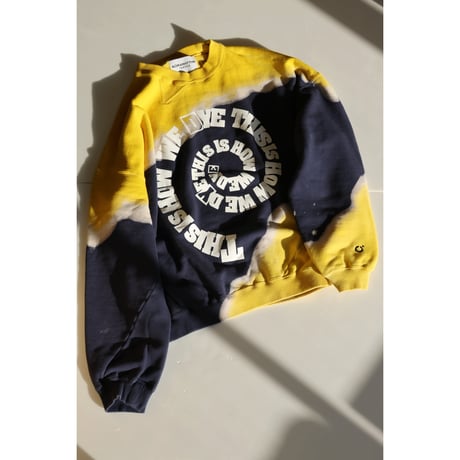 NOMARHYTHUM TEXTILE "Hand Dye Twist Sweat-Print"