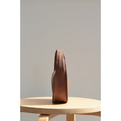 Aeta SC01 "HARFMOON ONE SHOULDER MINI"CAMEL