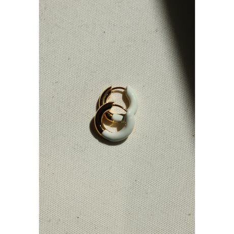 R.ALAGAN "DIPPED TINY ALL ROUNDHOOPS" WHITE
