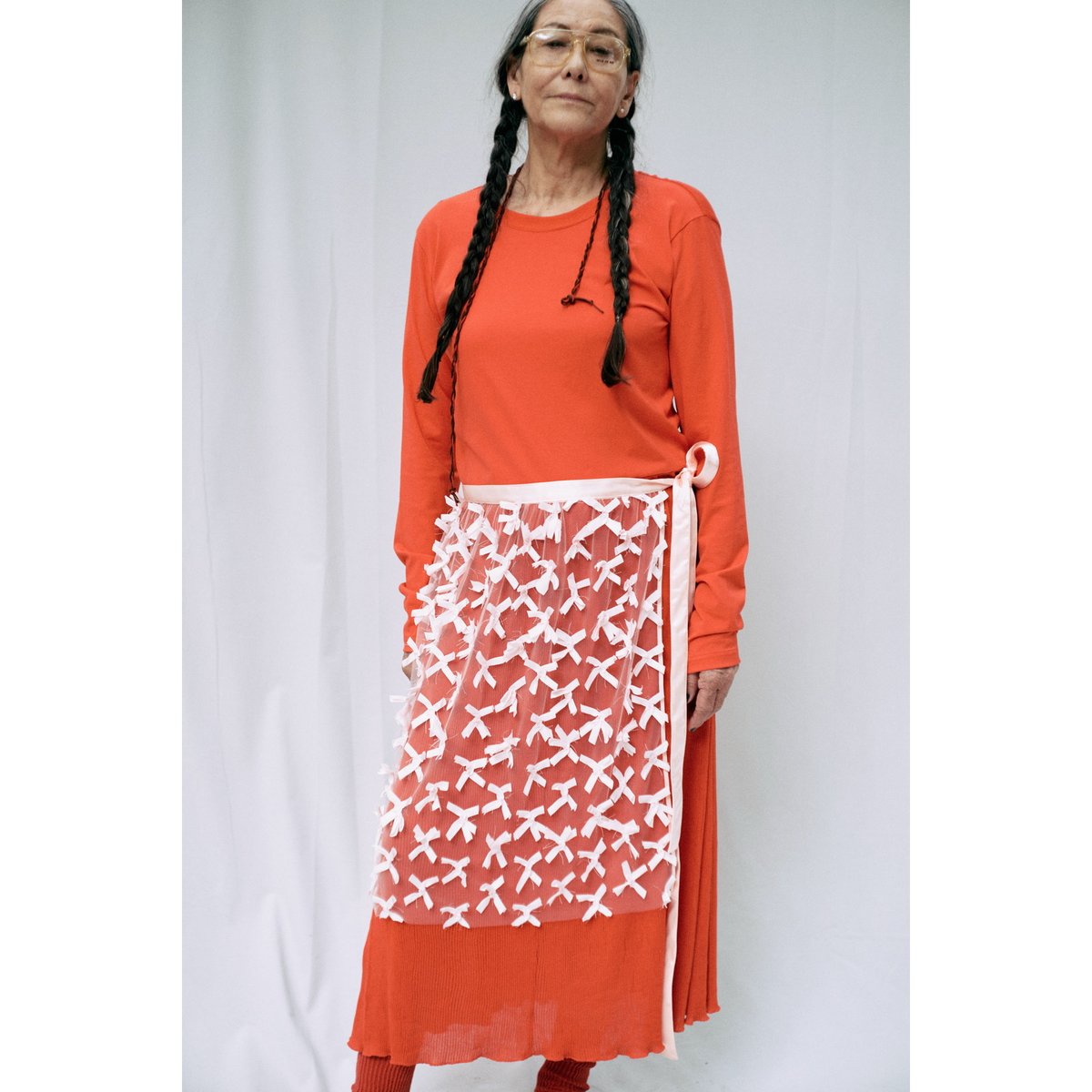 【JONNLYNX】の LINEN APRON jonnlynx cotton hole apron