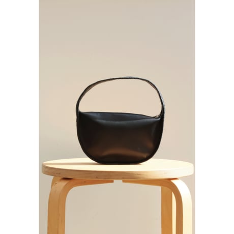 Aeta SC01 "HARFMOON ONE SHOULDER MINI"BLACK