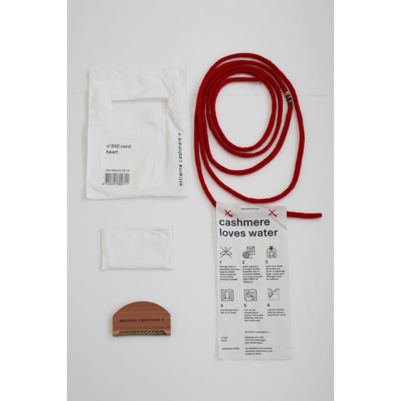 新品 extreme cashmere ベルト cord concrete extreme cashmere pure cashmere belt – 242 cord