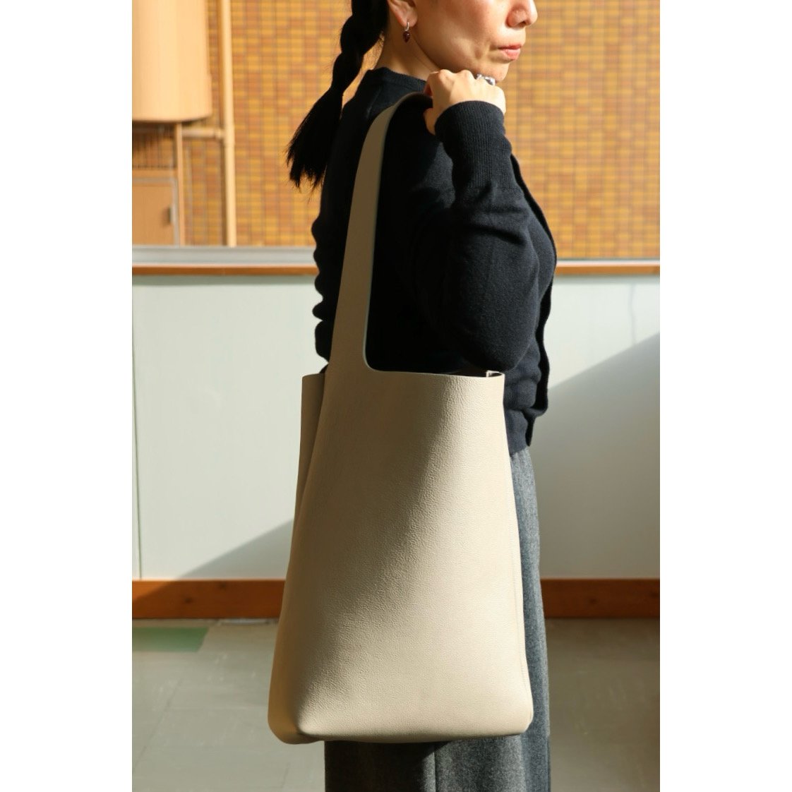 Aeta LEATHER SHOULDER M PG02 レザーショルダーバッグ - バッグ