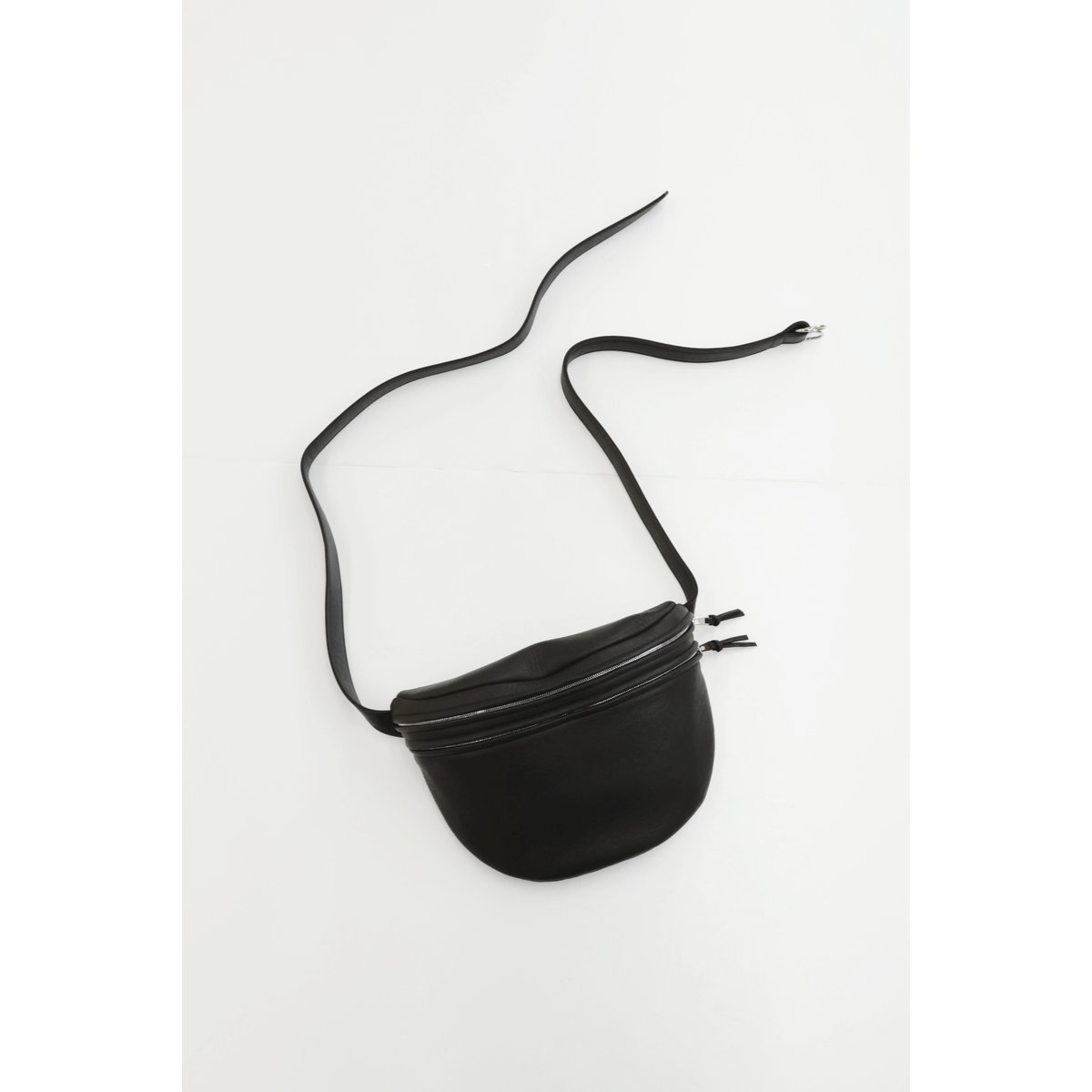 Aeta アエタ SHOULDER POUCH[black] Aeta/DEER LEATHER SHOULDER POUCH(BLACK)