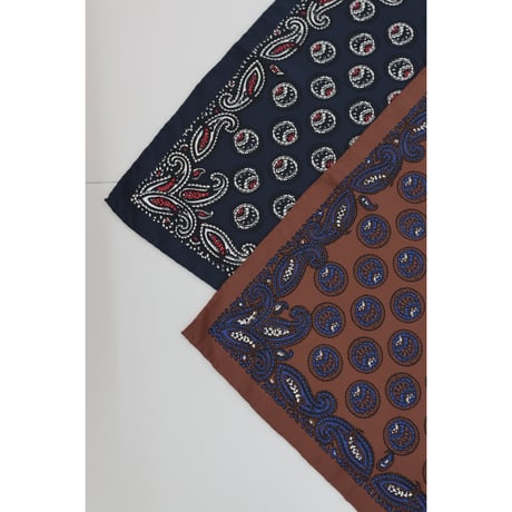 NOMARHYTHM TEXTILE "PaisleySilk Scarf"
