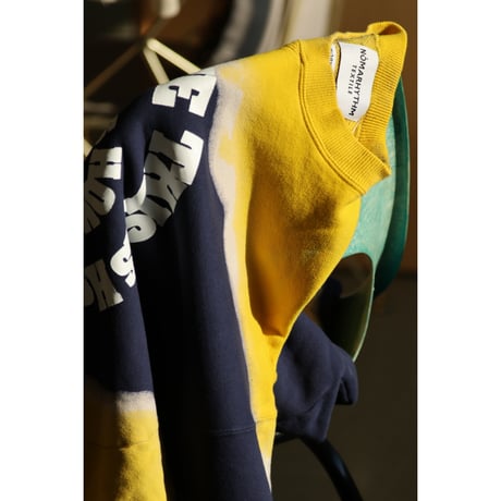 NOMARHYTHUM TEXTILE "Hand Dye Twist Sweat-Print"