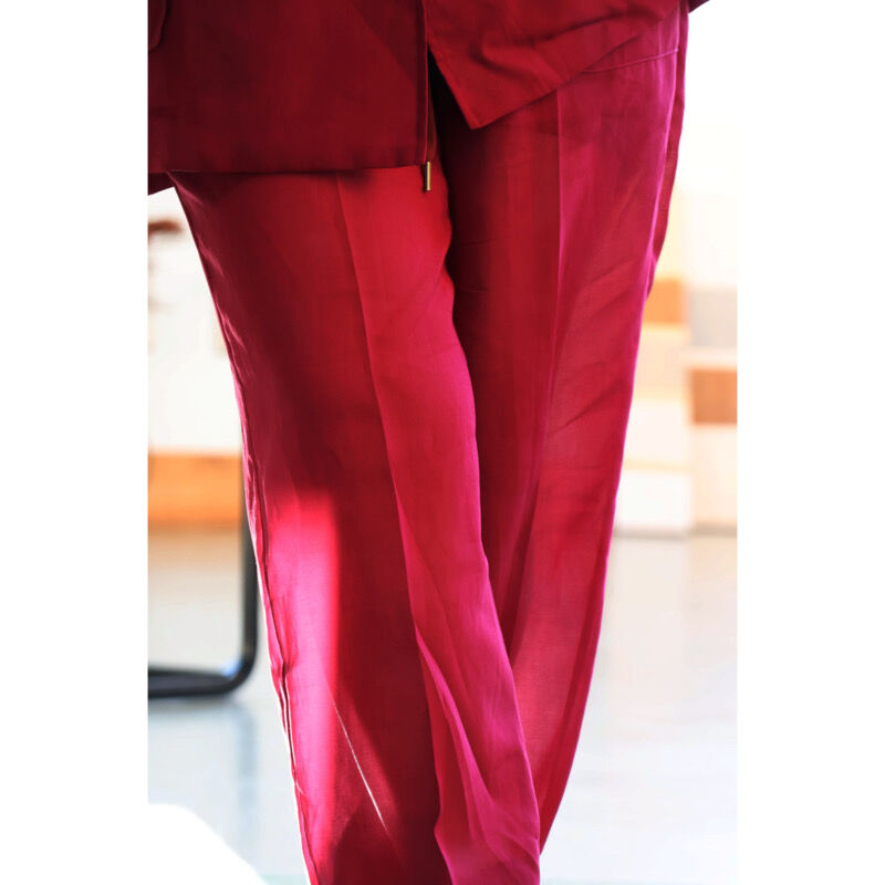 jonnlynx ジョンリンクス COTTON VOILE PANTS ボルドー jonnlynx ジョンリンクス COTTON VOILE PANTS ボルドー - メルカリ
