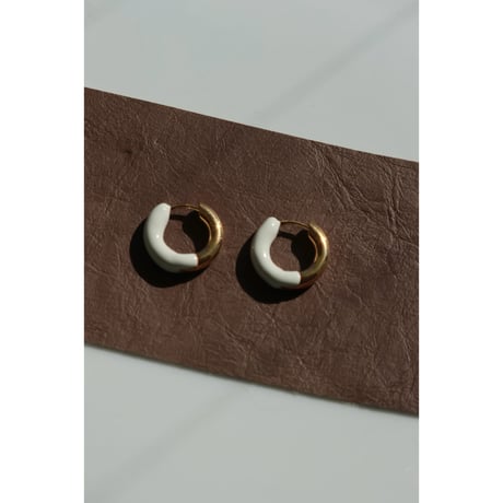 R.ALAGAN "DIPPED TINY ALL ROUNDHOOPS" WHITE