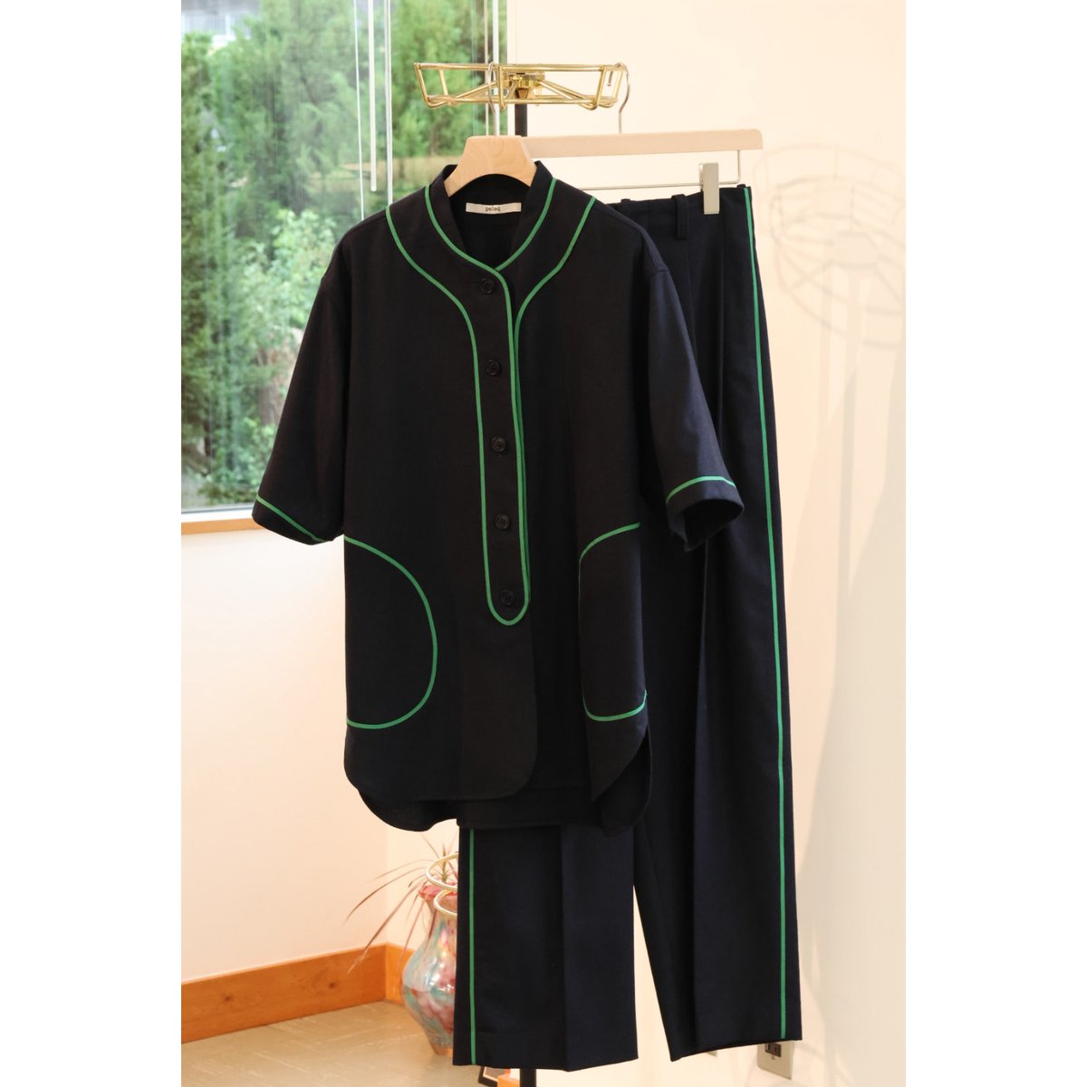 タグ付】pelleq dobule patterned tube top タグ付】pelleq