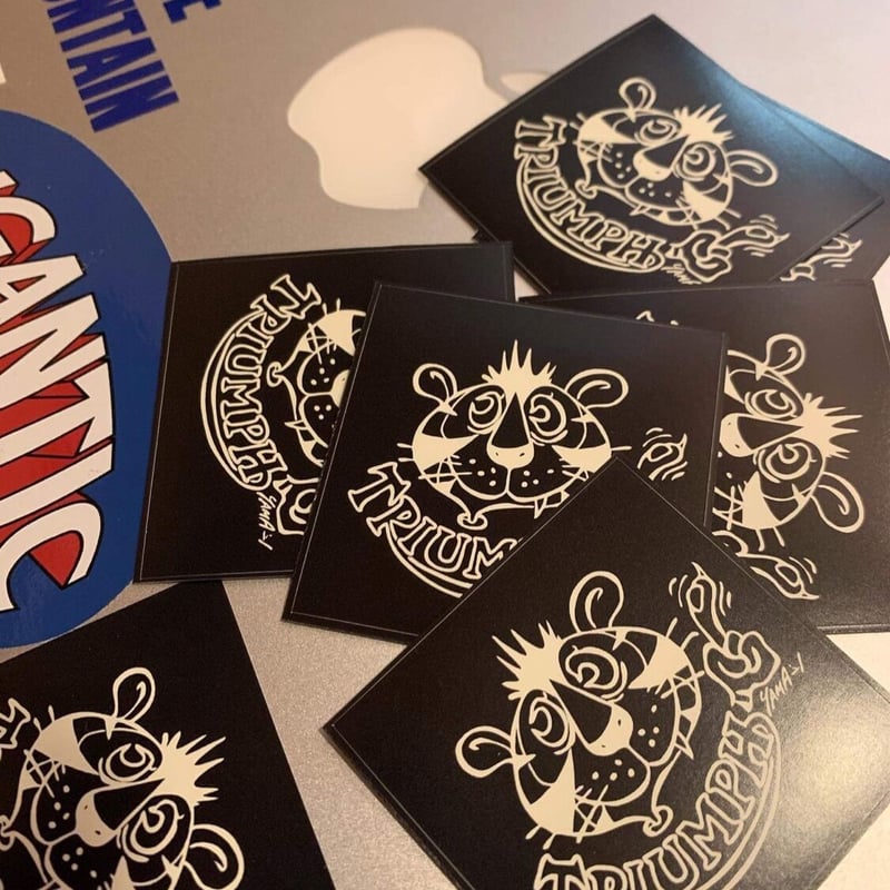 Triumph ステッカー | YAMA THE DRAIN