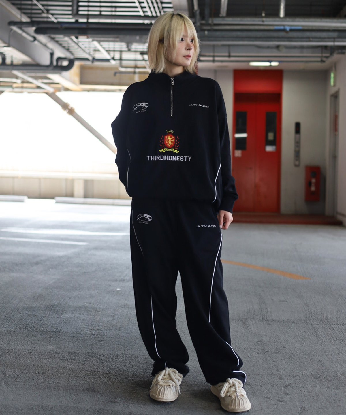 tmark piping game half zip | @tmark