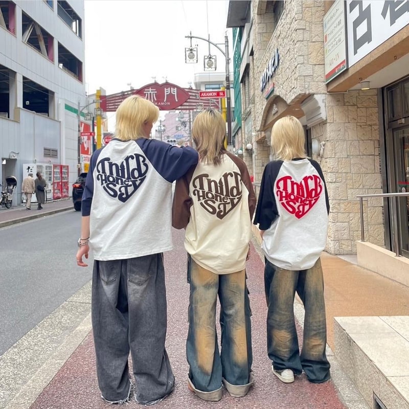 tmark heart logo raglan T-shirt | @tmark
