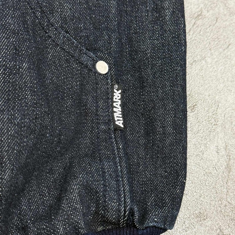 tmark fireman rigid denim fur jacket | @tmark
