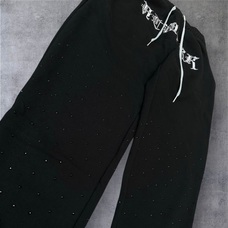 tmark rhinestone sweat pants | @tmark