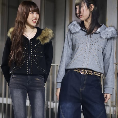 【新品未使用✨】ATMARK予約必須フード付きデニム ジャケット早いもの勝ち！！ ATMARK｜アットマークのデニムジャケット（フードあり）通販 - ZOZOTOWN