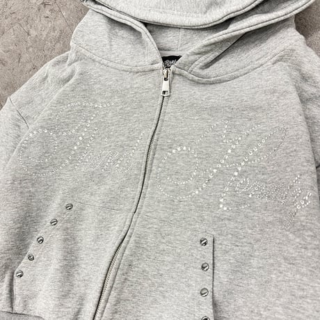 @tmark rivet & rhinestone hoodie