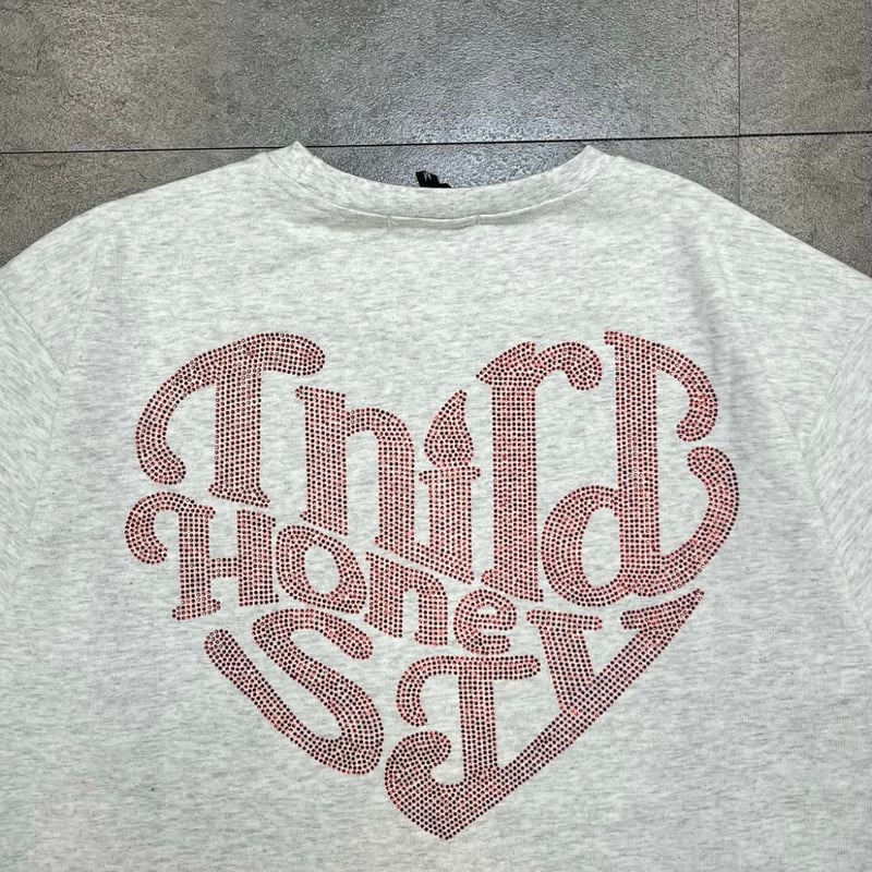 tmark Third Honesty rhinestone heart logo tee