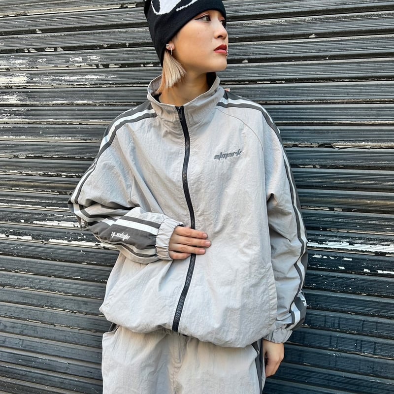 tmark tech logo nylon track jacket | @tmark
