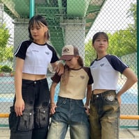 @tmark heart logo short raglan T