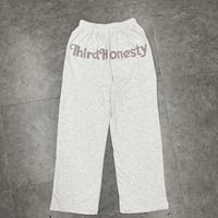 @tmark Third Honesty rhinestone heart logo sweat pants