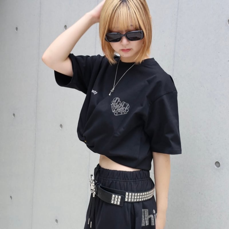 tmark Third Honesty rhinestone heart logo tee