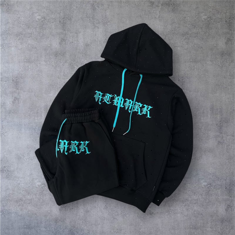 tmark rhinestone pullover hoodie | @tmark