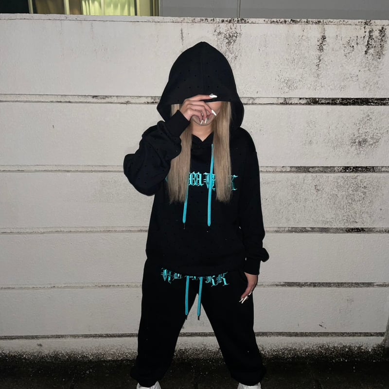 tmark rhinestone pullover hoodie | @tmark