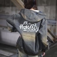@tmark crown logo denim jacket