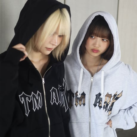 @tmark old logo zip hoodie