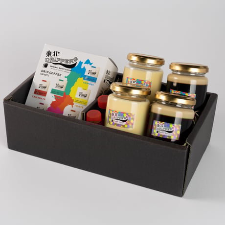 ゼリーもプリンも！ドリップパック（6県）とゼリー2個とプリン2個のよくばりセット