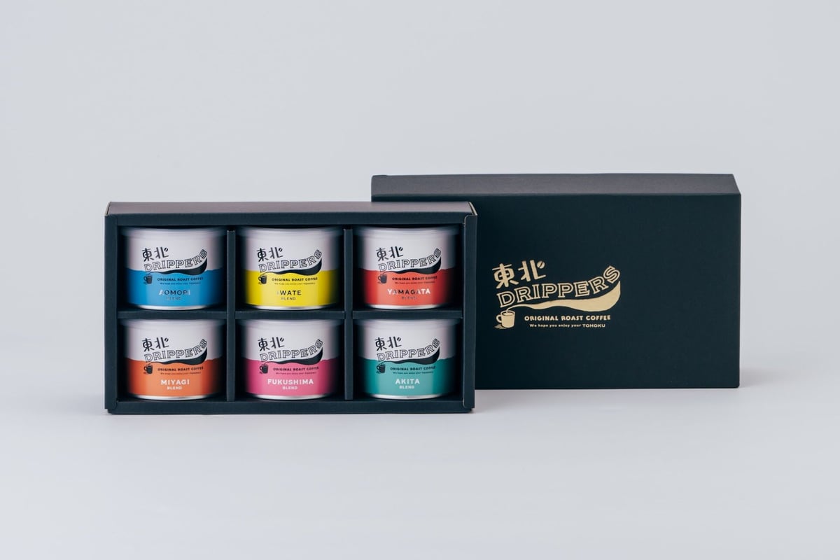 かわいいミニ缶勢ぞろい！ミニ缶 ギフトセット（各70g/粉/全6個入